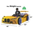 thumbnail image 4 of GTX Twin Race Car Bed with LED Lights & Sound FX, Kids Racing Bedroom Furniture, 4 of 4
