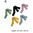 thumbnail image 2 of PULLIMORE 5 Pairs Womens Fuzzy Socks Winter Warm Fleece Lined Knee High Long Sock Cozy Fluffy (5 Colors), 2 of 7
