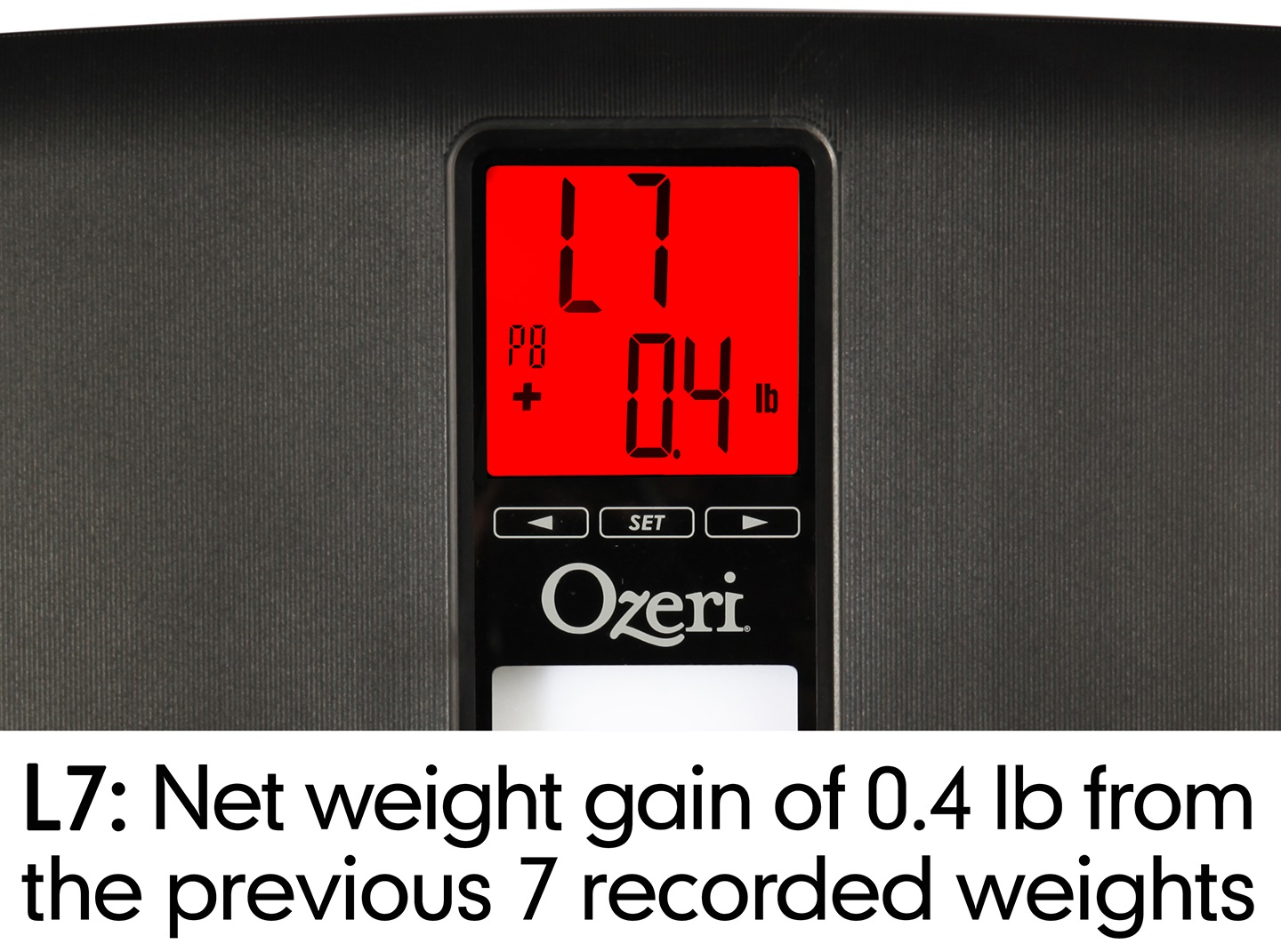 Ozeri WeightMaster II 440 lbs Body Weight Scale, Step-on Bath Scale with BMI and Weight Change Detection - image 5 of 5