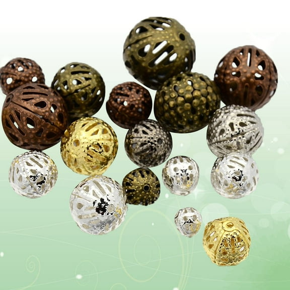 Uonlytech 100pcs beads crafts Assorted Color for Decorative Beads and Bag Decoration