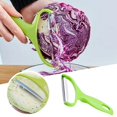 thumbnail image 2 of 2 Pcs Multi-function Wide Mouth Vegetable Peeler with Hanging Hole, Vegetable Parer Cabbage Potato Carrot Graters for Home Kitchen, 2 of 9