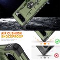 thumbnail image 3 of Allytech Google Pixel 8 Pro Case with Stand, Rugged Hybrid PC Ring Holder Kickstand Shockproof Bumper Phone Case Cover for Google Pixel 8 Pro 6.7" - Armygreen, 3 of 8