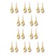 thumbnail image 1 of Jumpingount 1 par de pendientes colgantes simples en forma de gota de agua, accesorios de joyería de diario, regalo para Amiga, decoraciones Oro 10piezas, 1 of 6
