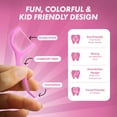 thumbnail image 2 of Dental Floss Picks, Double Bubble Flavored, 300 Count, Disposable Toothpick Flosser for Adults and Kids, 2 of 7