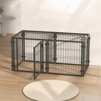ALEKO Galvanized Steel Chain Link Dividable Dog Kennel Roof Frame
