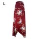 thumbnail image 1 of Falda larga con estampado floral Yuarrent rojo vino L AP001656-07, 1 of 7