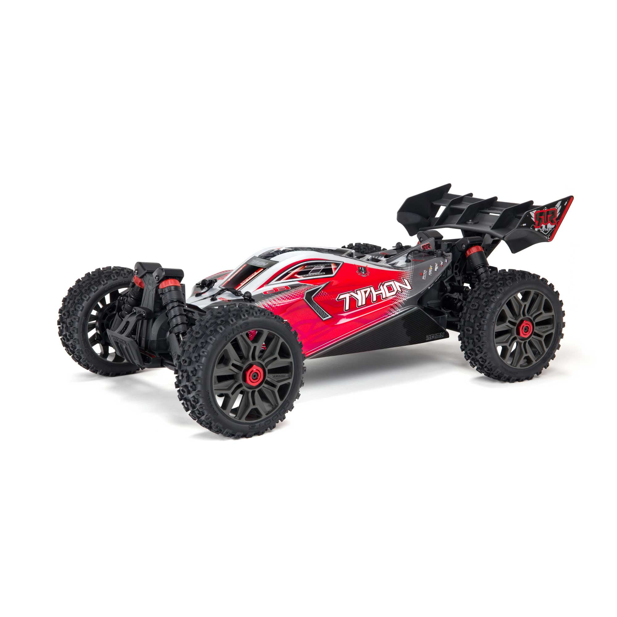 ARRMA 1/8 TYPHON 4X4 V3 3S BLX Brushless Buggy RTR, Red, ARA4306V3 - Walmart.com - Walmart.com