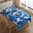 thumbnail image 2 of Pioneer Flower Floral Print Pattern Rectangle Tablecloth 60"x84",Waterproof Polyester Rectangle Table Cloth, Wipeable Spillproof Polyester Tablecloth for Dining, Camping, Indoor and Outdoor, 2 of 5
