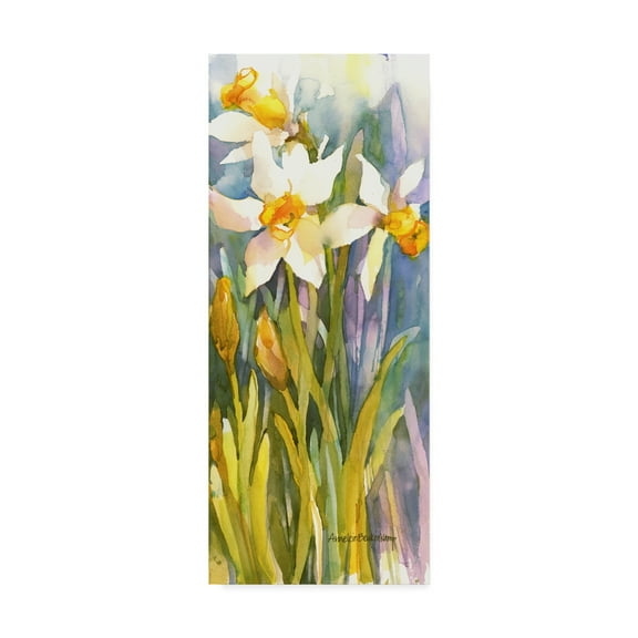 Trademark Fine Art 'Narcissus' Canvas Art by Annelein Beukenkamp