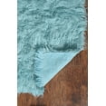 thumbnail image 4 of Linon Home Decor New Flokati Area Rug Collection, Pastel Blue, 5 x 8, 4 of 5