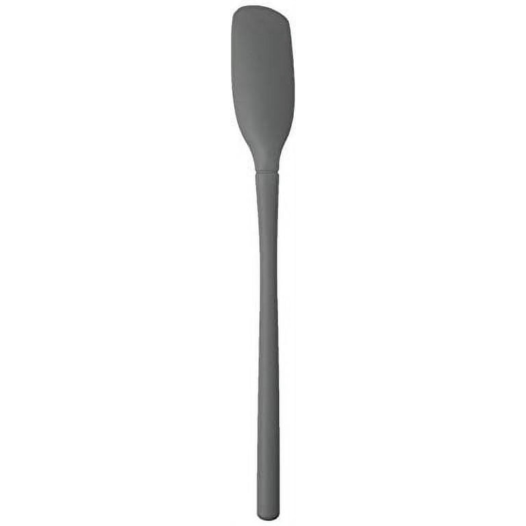 Tovolo Flex-Core Flexible Edge Blender Extra-Long Handle Angled Head  Reaches Below Blades, Silicone Spatula for Smoothies & Blended Cocktails, 1  EA, Charcoal 