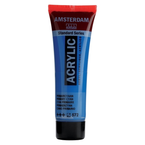 Amsterdam Standard Series Acrylic Paint, 20ml, Primary Cyan