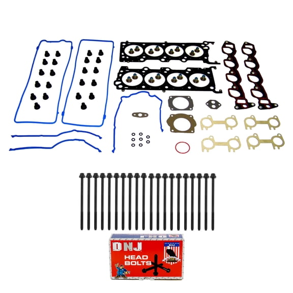 DNJ HGB4150 Cylinder Head Gasket Set Fits Cars & Trucks 91-95 Lincoln Mercury 4.6L SOHC 16V