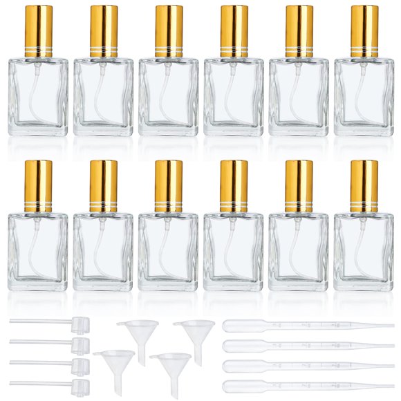 Botellas de aerosol de perfume YU FENG, 15 ml, cristal fino, 12 unidades