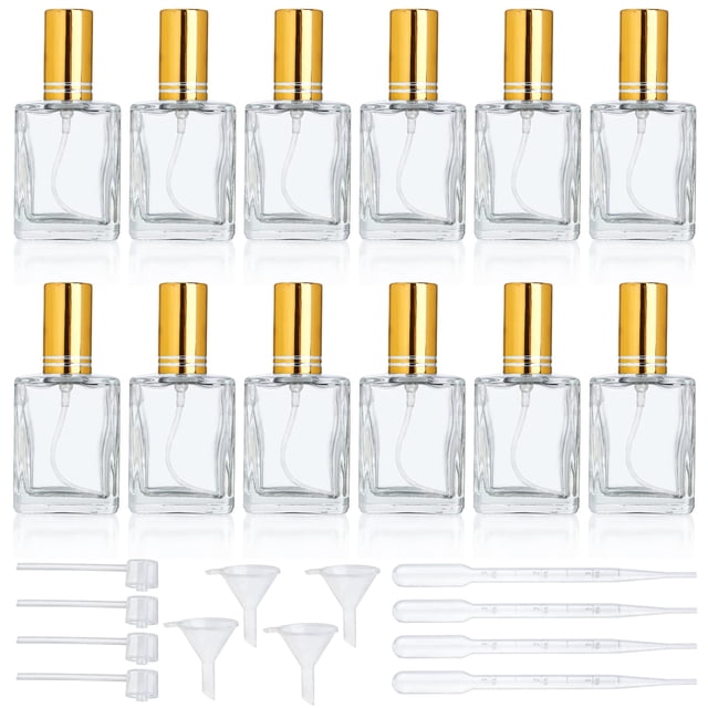 Botellas de aerosol de perfume YU FENG, 15 ml, cristal fino, 12 unidades