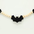 thumbnail image 3 of FOCUSNORM Women Halloween Bat Necklace Beaded Hemp Rope Hanging Decorations for Tree Wall Home Party, 3 of 6
