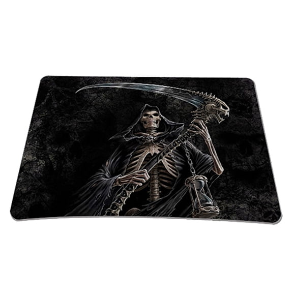 Reaper Skull Colored 1 X Standard 7 x 9 Rectangle Non - Slip Rubber Mouse Pad