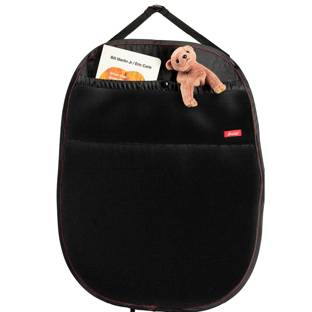 Diono Stuff 'N Scuff Kick Mat Seat Protector and Organizer, Black