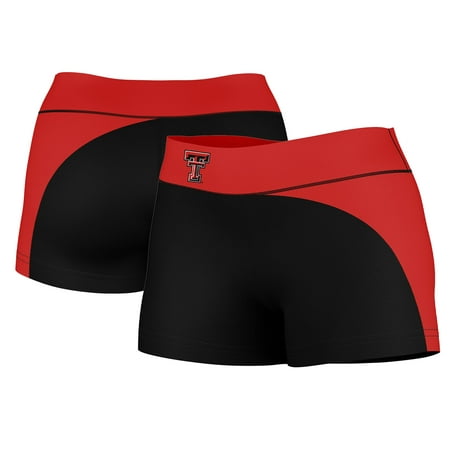 

Women s Black/Red Texas Tech Red Raiders Plus Size Curve Side Shorts