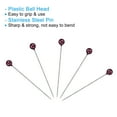thumbnail image 4 of Uxcell Sewing Pins, 1.5 Inch Straight Pin with Plastic Pearlized Ball Head, Red,100Pack, 4 of 6