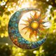 thumbnail image 1 of Decoración de pared acrílica Modern Sunburst - Adorno colgante solar 3D para salón, dormitorio o entrada - Decoración del hogar resistente a fracturas con ganchos sin rastros, 1 of 6