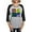 Heather/Black, variant on CafePress - Play Doh Characters Long Sleeve T Shirt - Womens Baseball Tee
