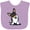 Lavender, variant on Inktastic Tri Color Corgi Boys or Girls Baby Bib