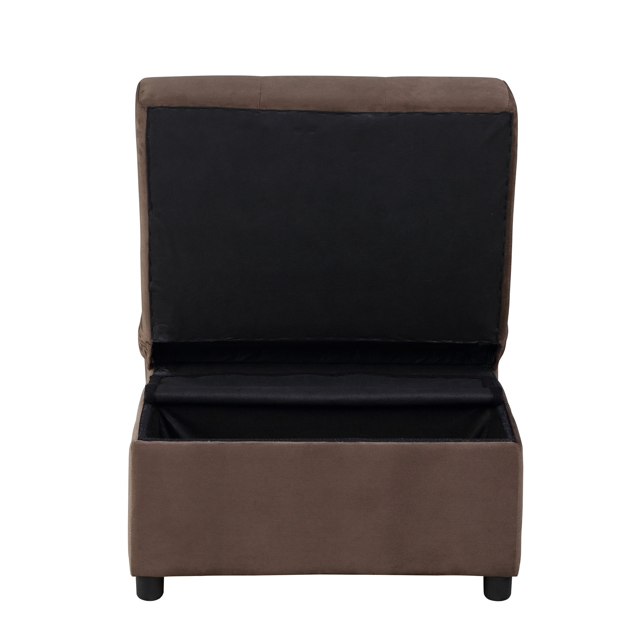 OakvillePark Kotey 4-in-1 Convertible Futon Chair, Brown