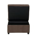 thumbnail image 3 of OakvillePark Kotey 4-in-1 Convertible Futon Chair, Brown, 3 of 8