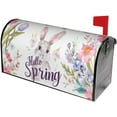 thumbnail image 2 of Easter Bunny Mailbox Cover Mailbox Wraps, Waterproof Mailbox Covers Magnetic Post Box Cover Standard Size 21"(L) x 18"(W) Garden Yard Outside Farmhouse Home Decor, 2 of 6