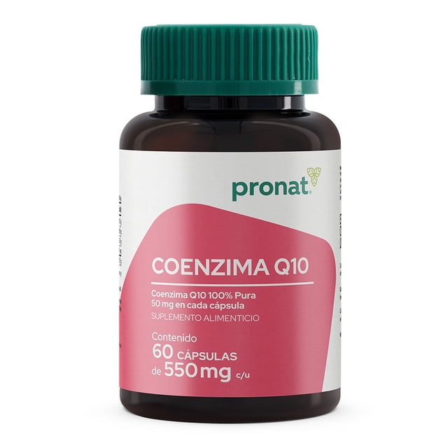 Suplemento Alimenticio Pronat Qoenzima Q10 con 60 cápsulas con 500mg c/u