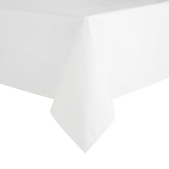 Mainstays PEVA Table Pad, White, 60"W x 108"L Rectangle, Available in various sizes