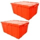 thumbnail image 1 of Cajas Organizadoras Uso Rudo StorBox 2 Pzas 35kg 61x50x31cm Apilable Bisagras Polietileno Color Naranja., 1 of 1