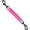 Pink, variant on Dog Collar Safety Clip, Collar Companion, Handmade Backup Safety Strap, Double-Ended Clip Leash Connector, Suitable for Dog Harnesses, Prong, Pinch Collars(C)