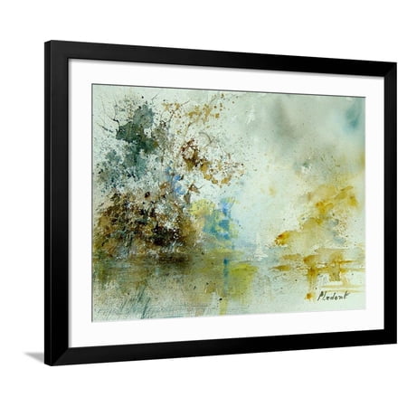 Art.com Watercolor 120605 Art Print by Pol Ledent Black Frame Wall Art 40 x 32