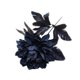 thumbnail image 3 of Dailihua artificial de una sola rama para decoración del hogar, rama única negra, decoración de Halloween, flor falsa de dailihua para boda, 3 of 4