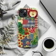 thumbnail image 6 of Cute Worm and Ladybug Phone Case, Colorful Patchwork Nature Design, Cute Apple and Butterfly Illustration iPhone Cover for iPhone 17 16 15 14 13 12 11 Plus Pro Max Mini, 6 of 6