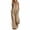 #03 Khaki 【Mix & Match: Stock Up on Your Favorite Colors】, variant on Women's Casual 2 Piece Outfits, Rayon Blend Sleeveless V-Neck Top, Mid Waisted Solid Color Pants Sets With Pockets, Summer Travel Loungwear Loose Fit | TruBelle,Black L