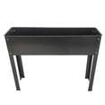 thumbnail image 4 of Metal Raised Garden Bed,Raised Planter Box with Legs,Herbs and Vegetables Planter Suitable for Outdoor Patio Deck and Porch (Standard Size Black), 4 of 18