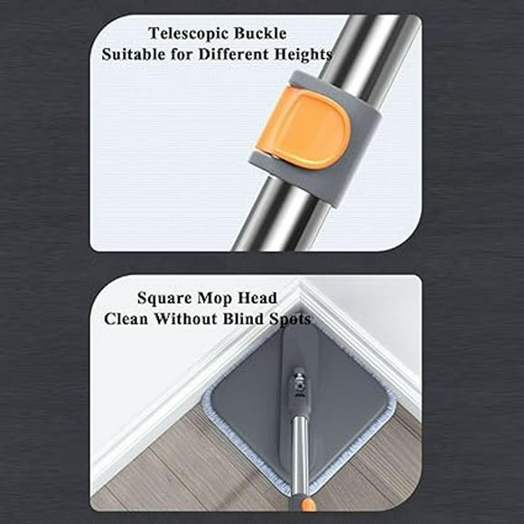 Mop,Microfiber Mop Bucket Set Laminate Tile Mop Flat Floor Mop With And Use And Flat Floor Spin And And Mop And Use Mop Floor And Use Tile And And