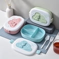thumbnail image 3 of Fiambrera Bento Kawaii para niños, fiambrera portátil de estilo japonés para guardería, sándwich de pan para niños, 3 of 4