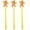 As Shown, variant on Gymnture Christmas Gingerbread Man Swizzle Sticks - Set of 3