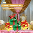 thumbnail image 4 of 6pcs globos de lámina de forma cuadrada presente Box Blowon Navidad Año Nuevo Decoración de la fiesta de cumpleaños, 4 of 6