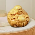 thumbnail image 3 of Colección de Estatuas de Buda de Madera Talladas a Mano para Decoración de Sala de Estar de Escritorio, 3 of 8
