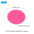 thumbnail image 2 of REGALWOVEN 20Pcs Durable Rubber Bottoms for Sublimation Tumblers and Various Bottles Pink, 2 of 6