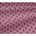 thumbnail image 5 of oneOone Georgette Viscose Fabric Leaves & Floral Block Print Sewing Fabric BTY 42 Inch Wide, 5 of 5