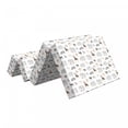 thumbnail image 2 of Animal Print Foldable Mattress, Cartoon Fauna Zebra, 74.8" x 35.4", Multicolor, by Ambesonne, 2 of 6