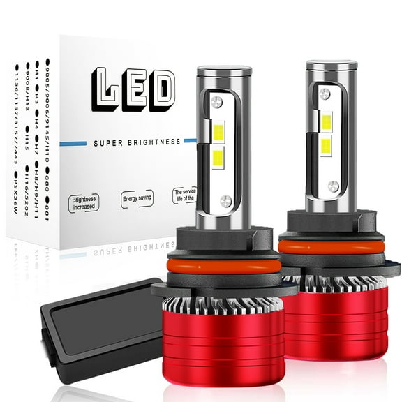 For 2002-2006 Ford Lobo LED Headlights 9007/HB5 High and Low Beam Bulbs 2pc