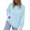 C-Mint Green218, variant on DHFJKG Women's Knitted Pullover Sweater Solid Color Crew Neck Long Sleeved Loose Fit Top Knitwear Rope Oversized Cozy Tops
