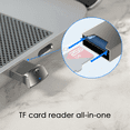 thumbnail image 3 of 4X Mini TF Card Reader USB Computer Card Reader TF Card Memory Reader Adapter with LED Indicator for Computer Car Audio, 3 of 8